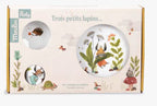 Set vaisselle porcelaine-Trois petits lapins