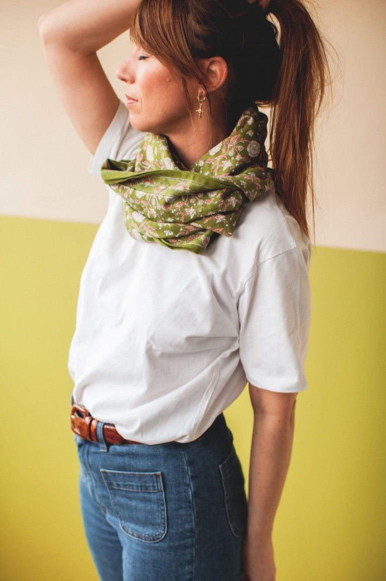 Foulard big - Latika soleil tilleul