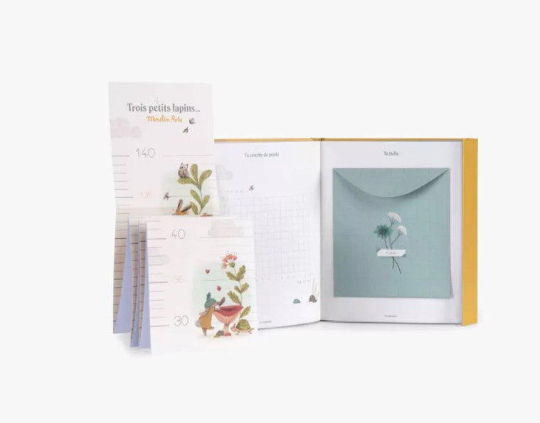 Livre naissance - Trois petits lapins