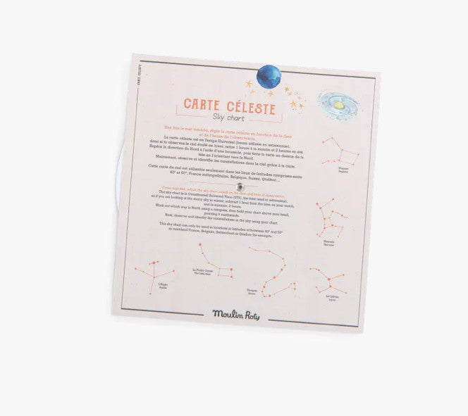Carte celeste - Le Jardin du Moulin