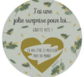Carte ronde à gratter-papi