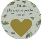 Carte ronde à gratter-papi