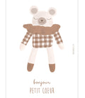 Carte naissance-doudou ours