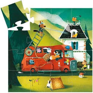 Puzzle - Le camion de pompier