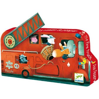 Puzzle - Le camion de pompier