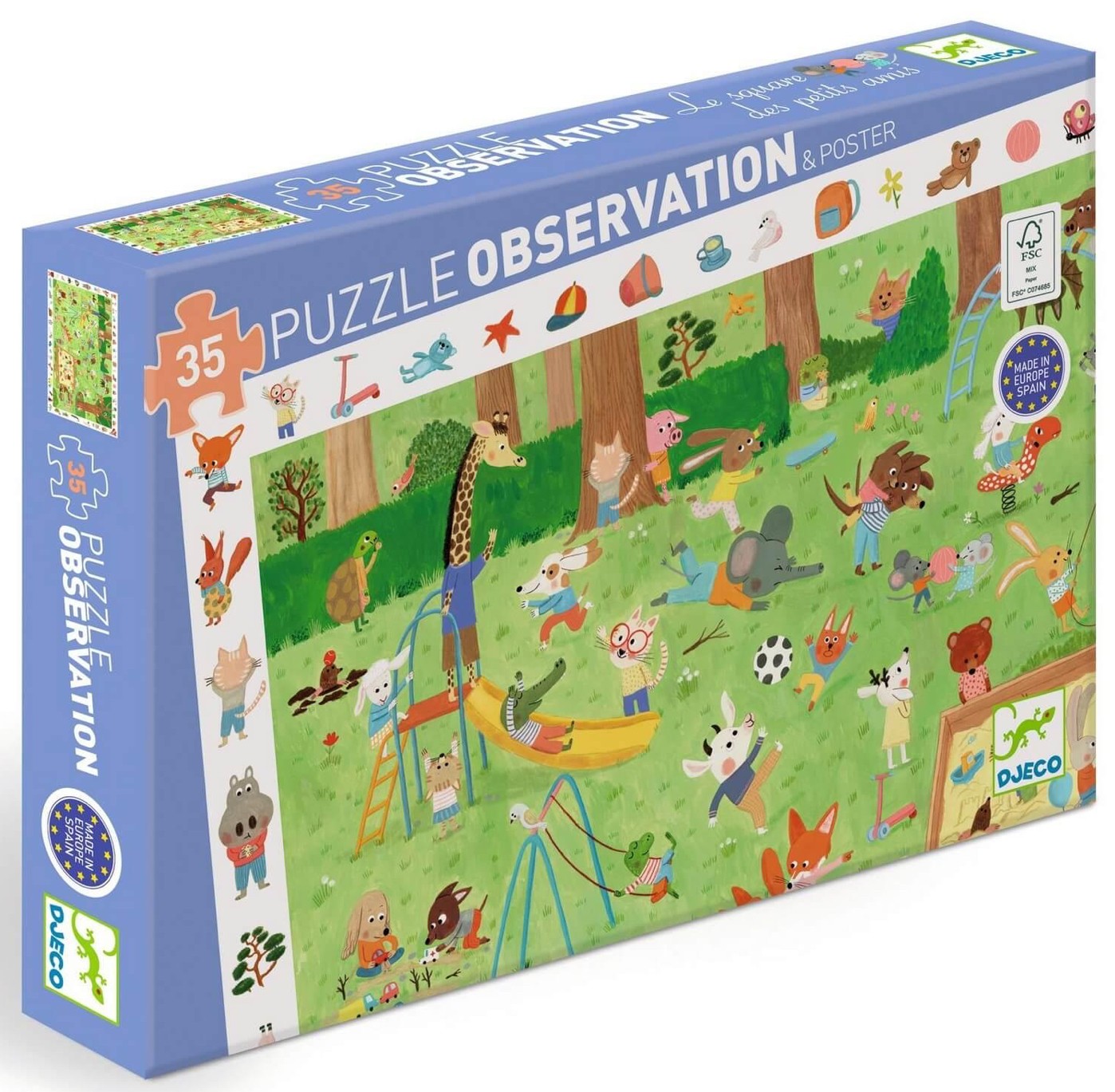 Puzzle d'observation - Le Square