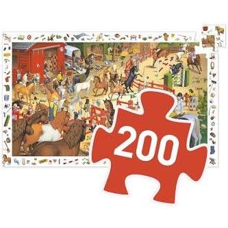 Puzzle observation - Équitation