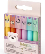 6 mini surligneurs Teddy’s style - pastel