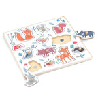 Puzzle encastrement - Les animaux de la forêt Cubeely
