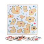 Puzzle encastrement - Les animaux de la forêt Cubeely