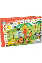 Puzzle observation - La  jungle 35 pièces