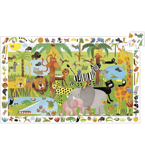 Puzzle observation - La  jungle 35 pièces