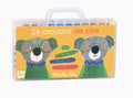 Boîte de 24 crayons de cire- Les popipop