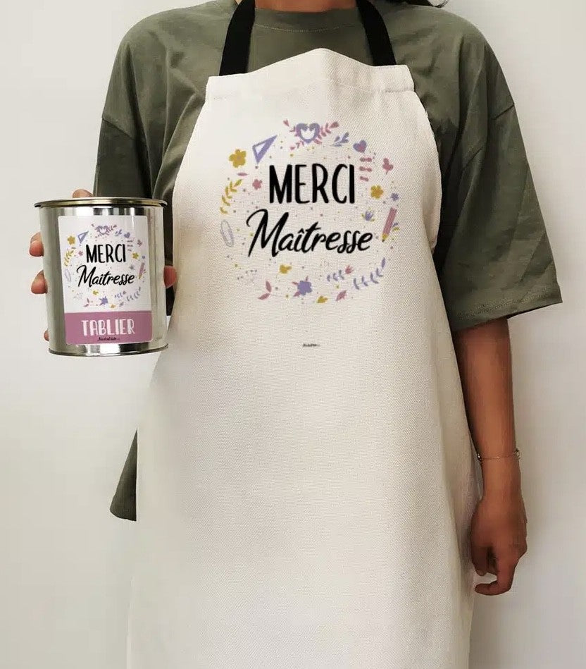 Tablier de cuisine - Merci Maîtresse