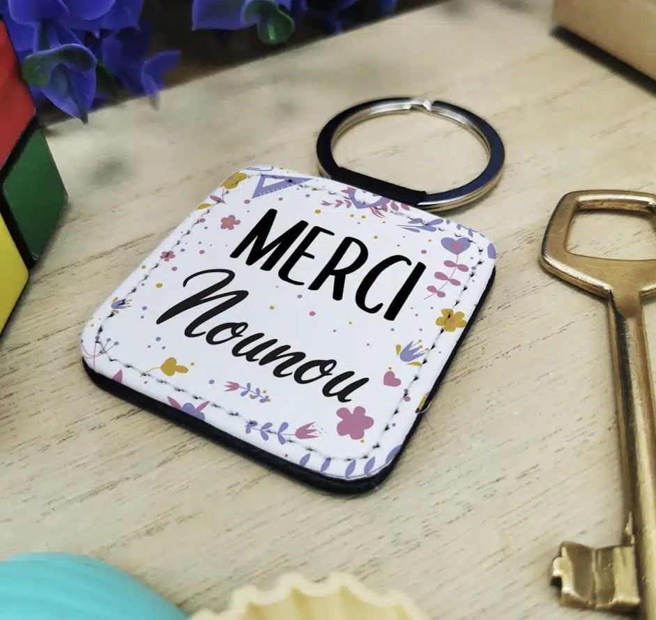 Porte clé - Merci Nounou
