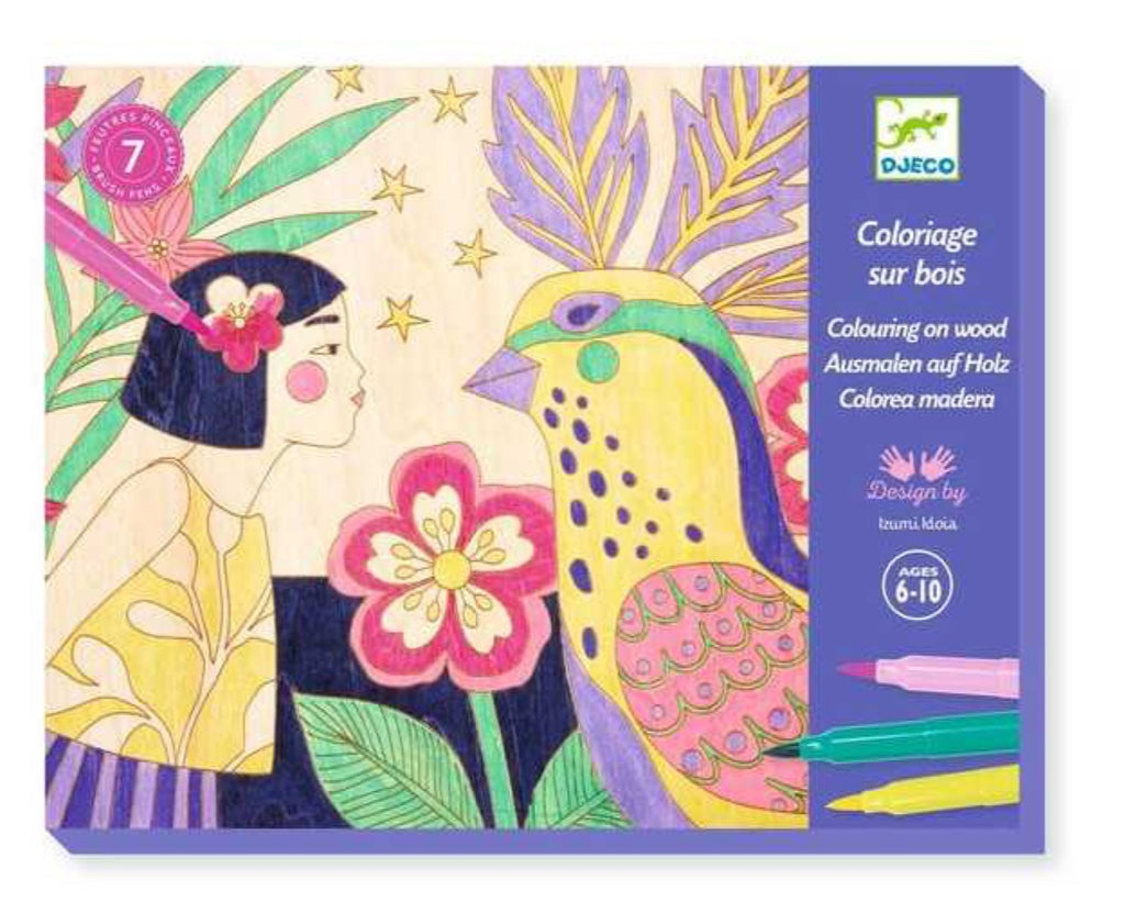 Coloriage bois - sweet girls