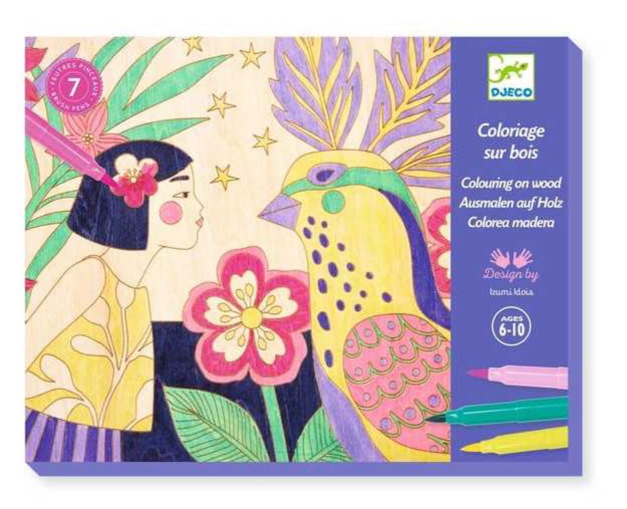 Coloriage bois - sweet girls