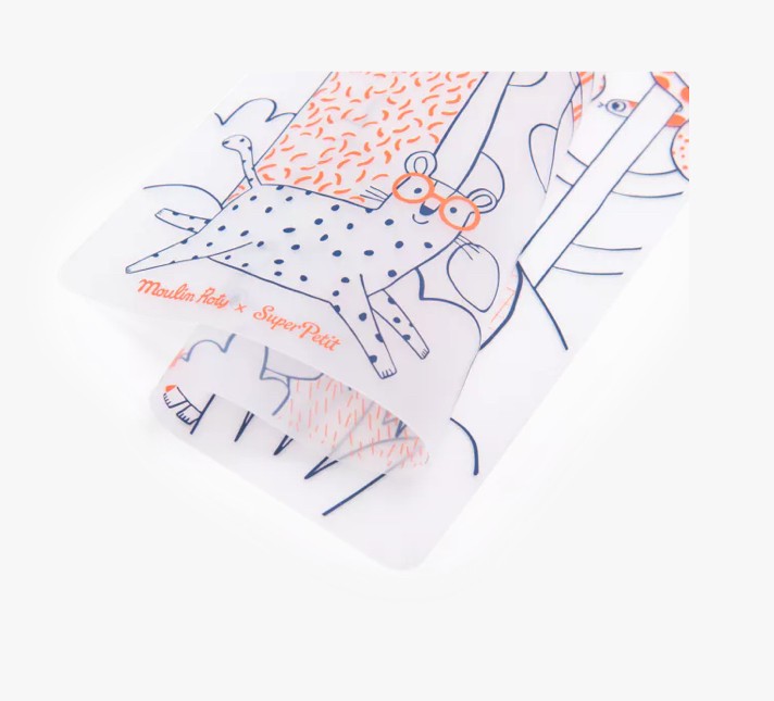 Mon set silicone à colorier + 5 feutres - Les Toupitis