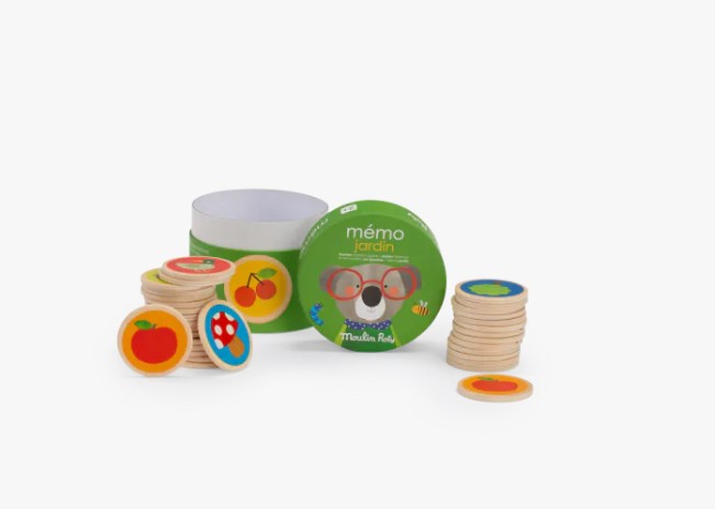 Mémo jardin en bois - Les Popipop
