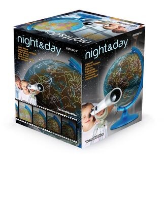 Globe terrestre 25 cm geo night day