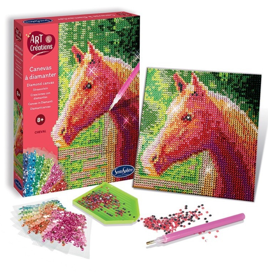 Canevas à diamanter - Cheval
