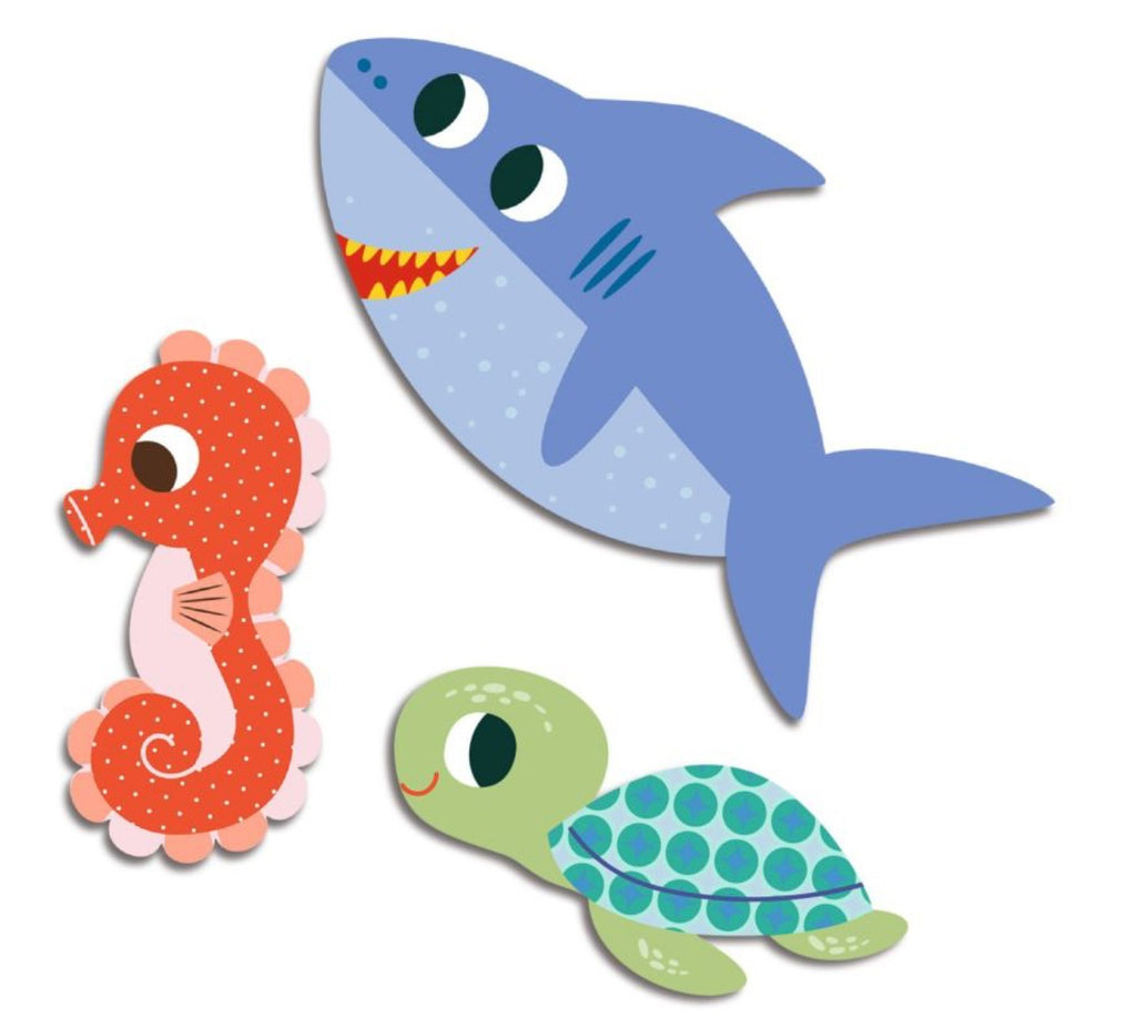 Gommettes Stickers Baby - Animaux de la mer