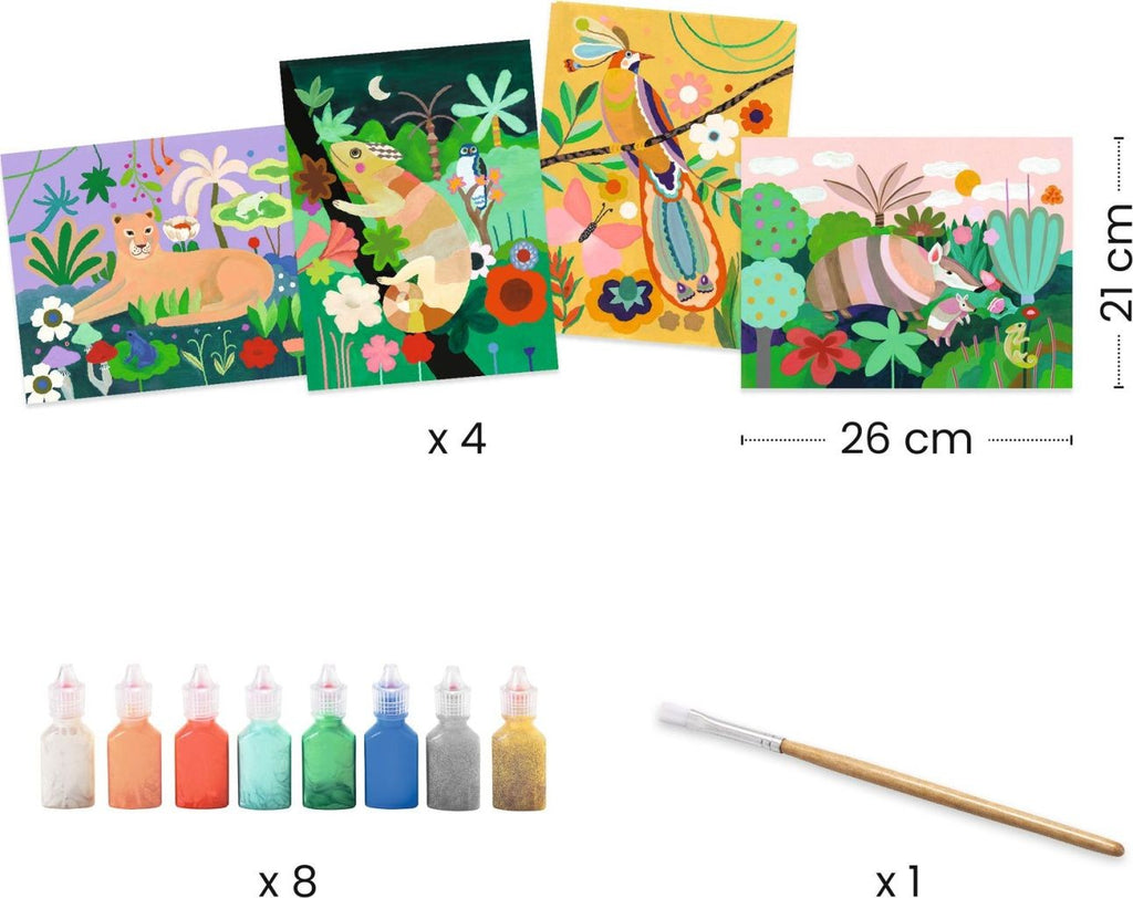 Peinture 3D - Fôret tropicale