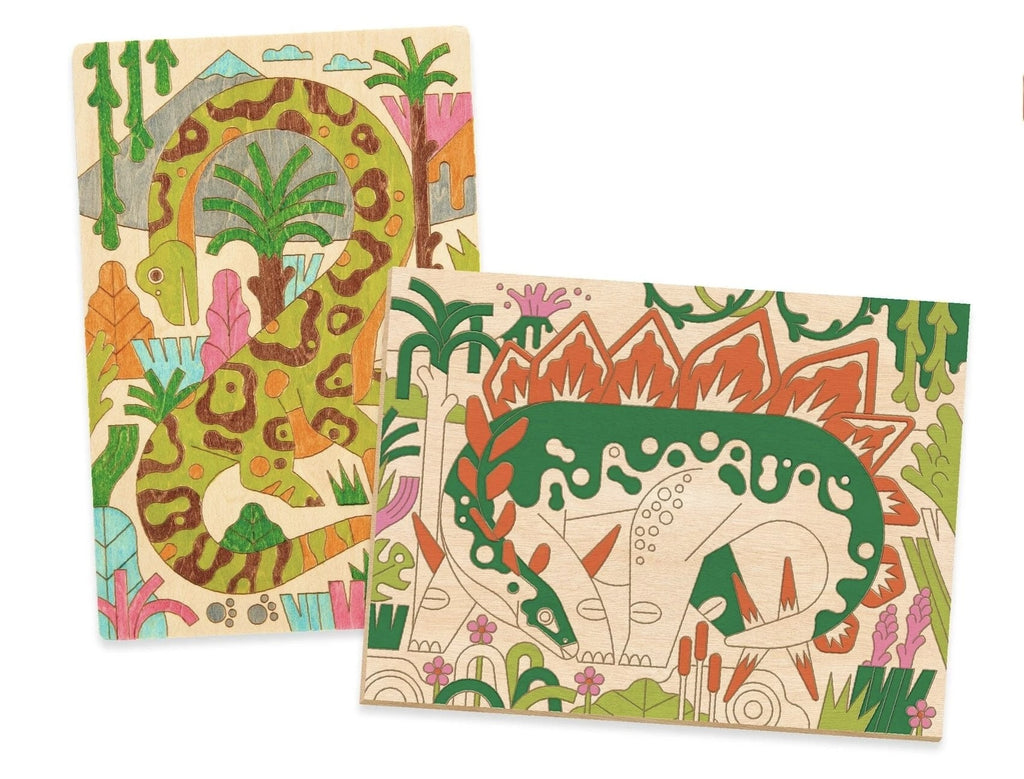 Coloriage bois - Dino World
