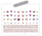 Nails stickers- Plume