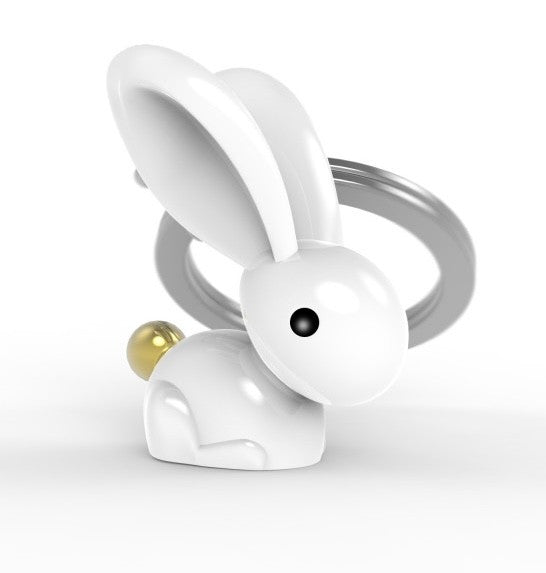Porte clés - Lapin Blanc