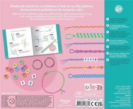 Mes scoubidous à paillettes