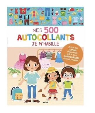 Mes 500 autocollants - Je m’habille