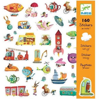 Stickers Autocollant - En route