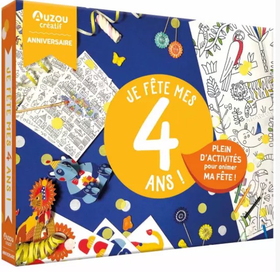 Coffret anniversaire - je fête mes 4 ans