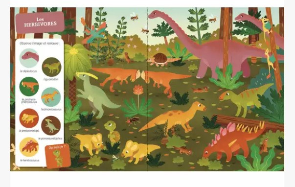 Cherche et trouve des tout-petits - Dinosaures