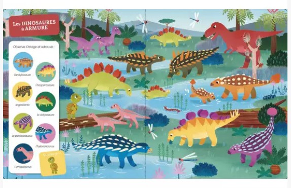 Cherche et trouve des tout-petits - Dinosaures
