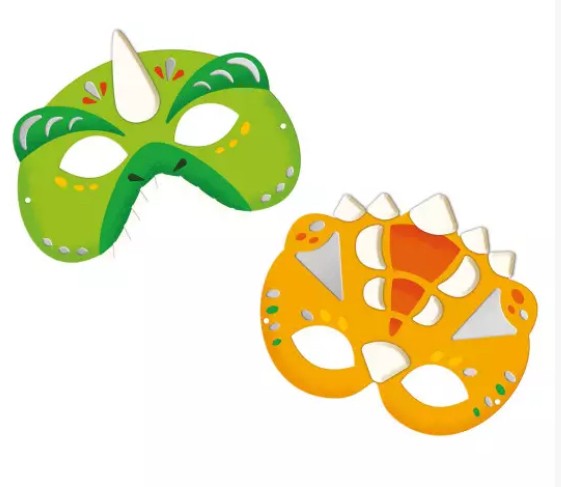 Masques et tattoos dino