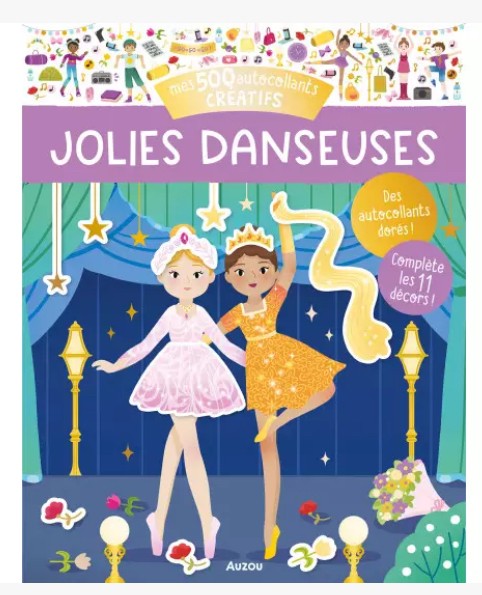 Mes 500 autocollants créatifs - Jolies danseuses