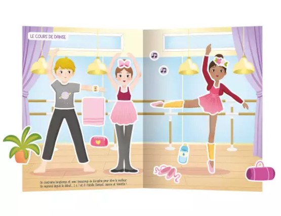 Mes 500 autocollants créatifs - Jolies danseuses