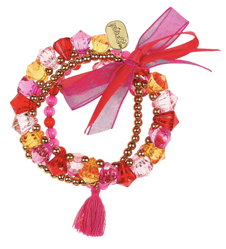 Bracelet Anemoon - Rose Rouge