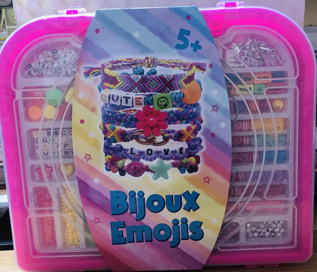 Set de perles Emoticon 2 modèles aléatoires