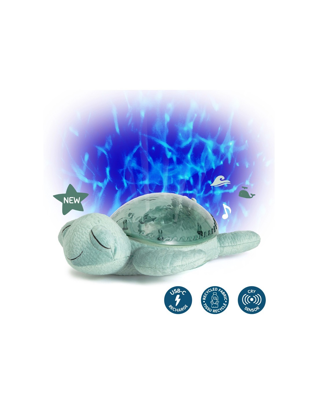 Veilleuse - Tranquil turtle Green (rechargeable )