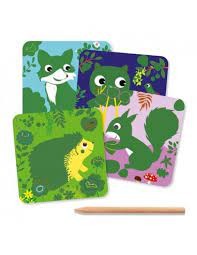 Cartes à gratter- Petites bêtes