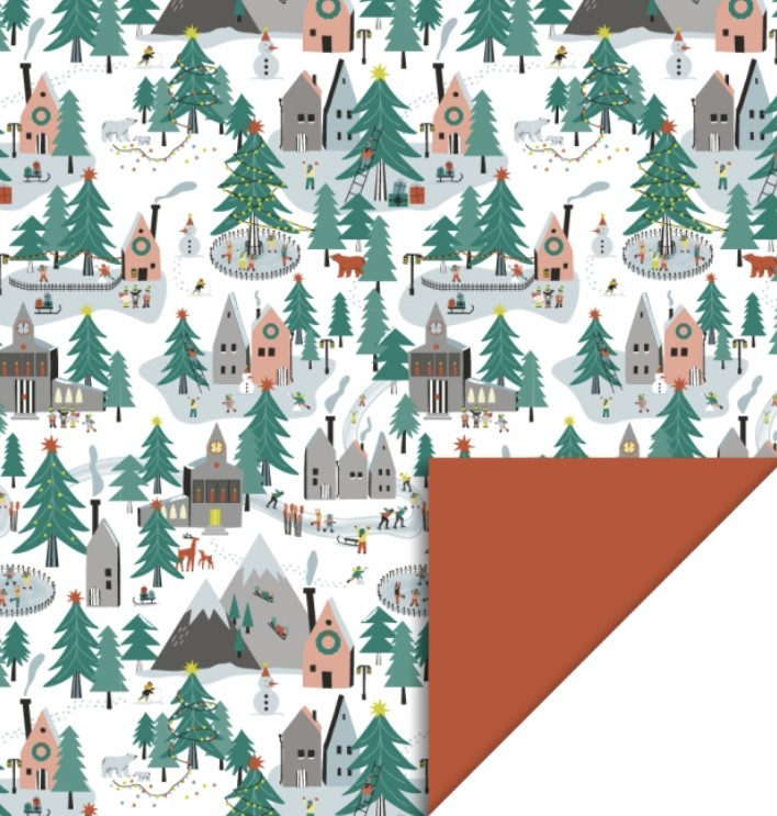 Rouleaux papiers cadeaux 70 cm X 3 m - Noël