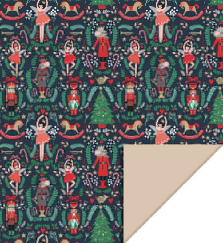 Rouleaux papiers cadeaux 70 cm X 3 m - Noël