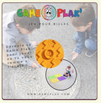 Game Plak - éclair - Orange