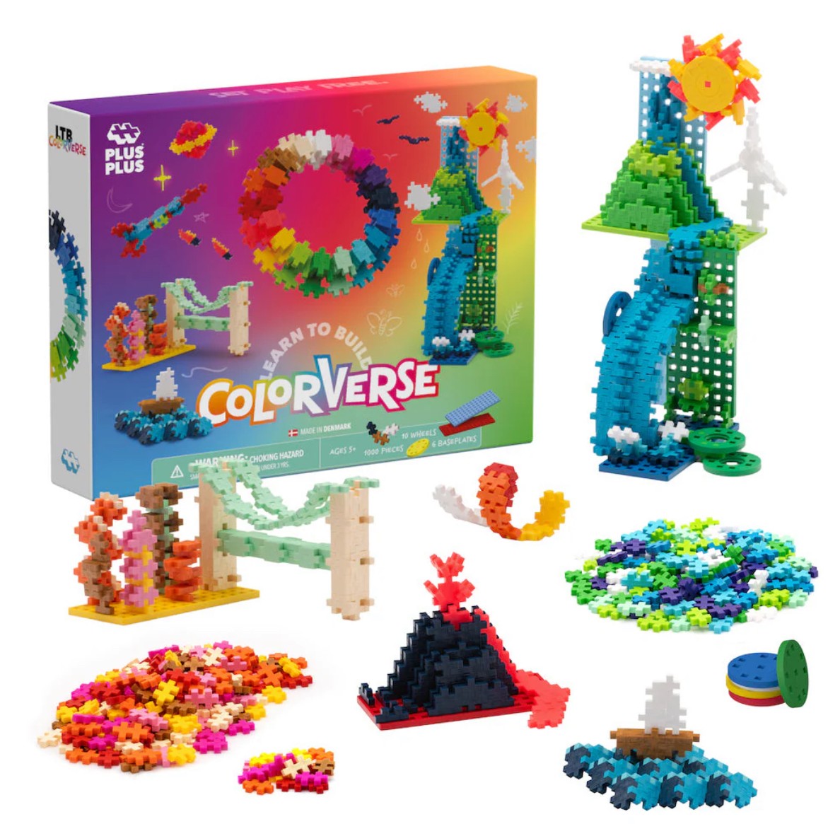 Kit découverte couleurs Colorverse 1000 pièces PlusPlus