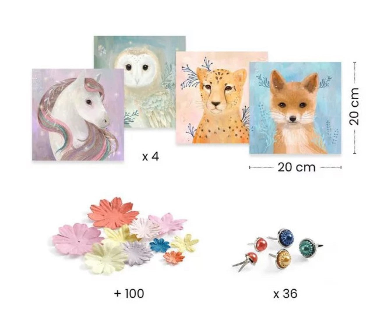 Tableaux 3D - Couronnes de fleurs