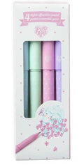 4 stylos effaçables pastel