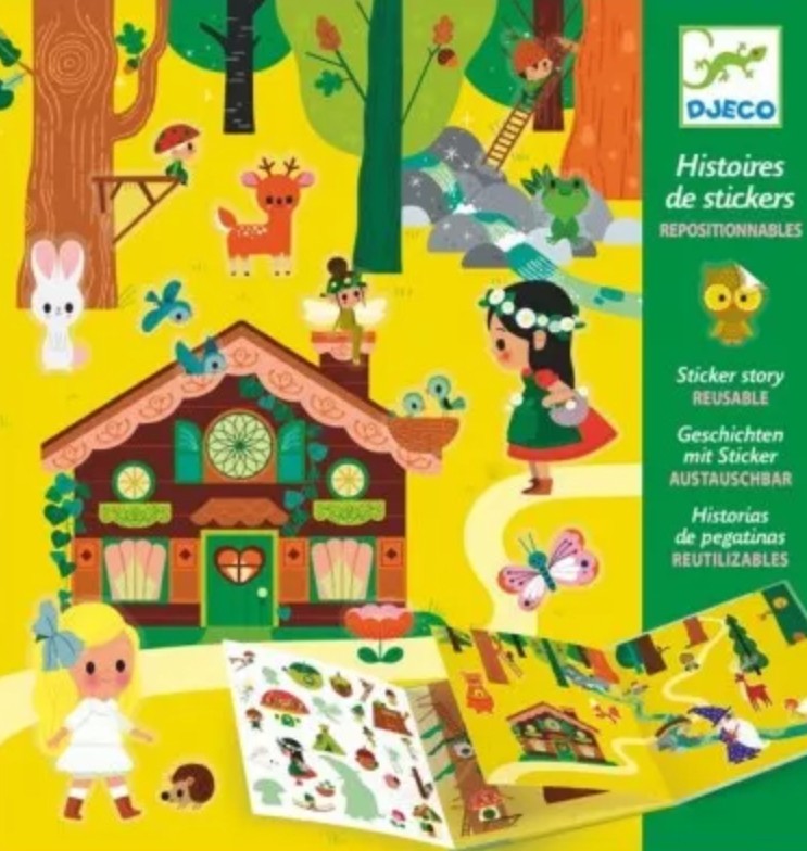 Histoires de stickers - La forêt magique